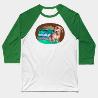 Dachshund Baseball T-Shirt